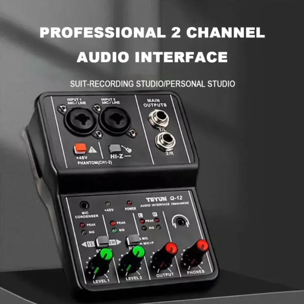 Home Cinema Audio System - 2 Channels Professional Audio Interface Sound