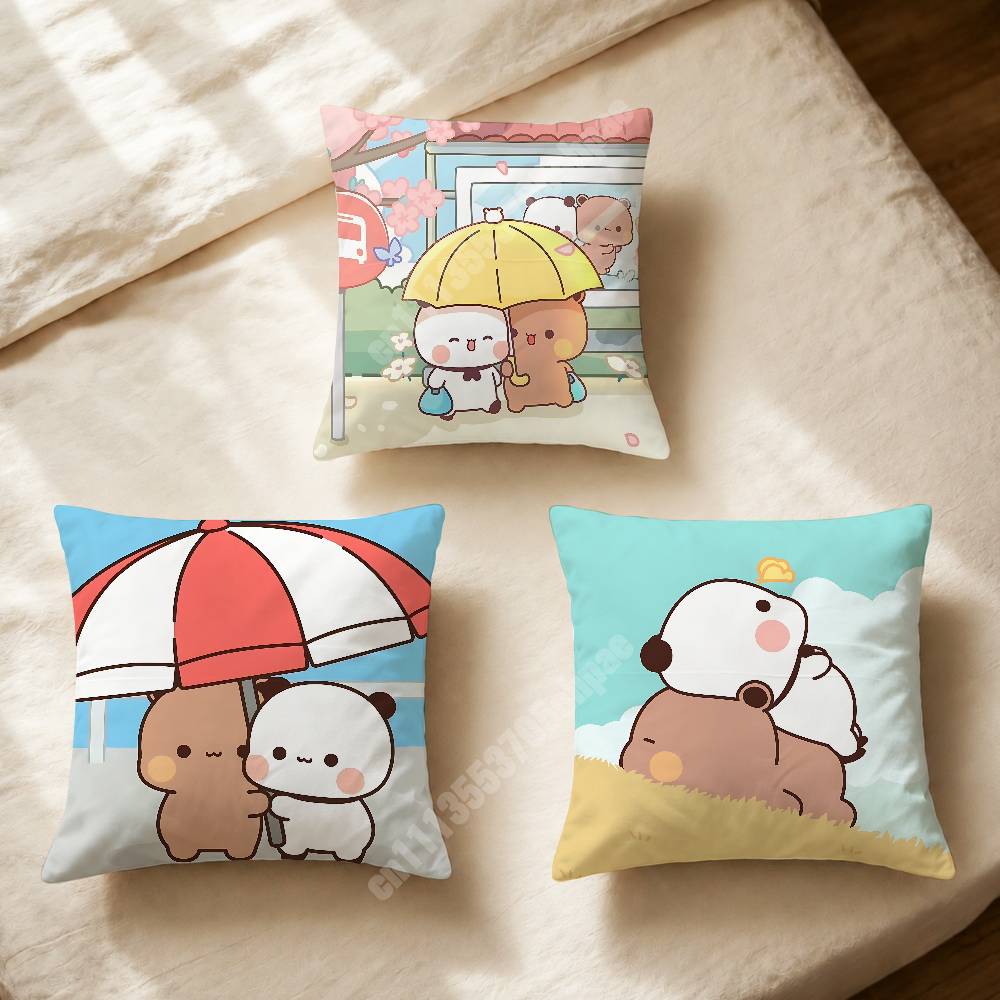 Home Cinema Couch - Cartoon B-Bubu D-Dudu Printed Pillow Cover