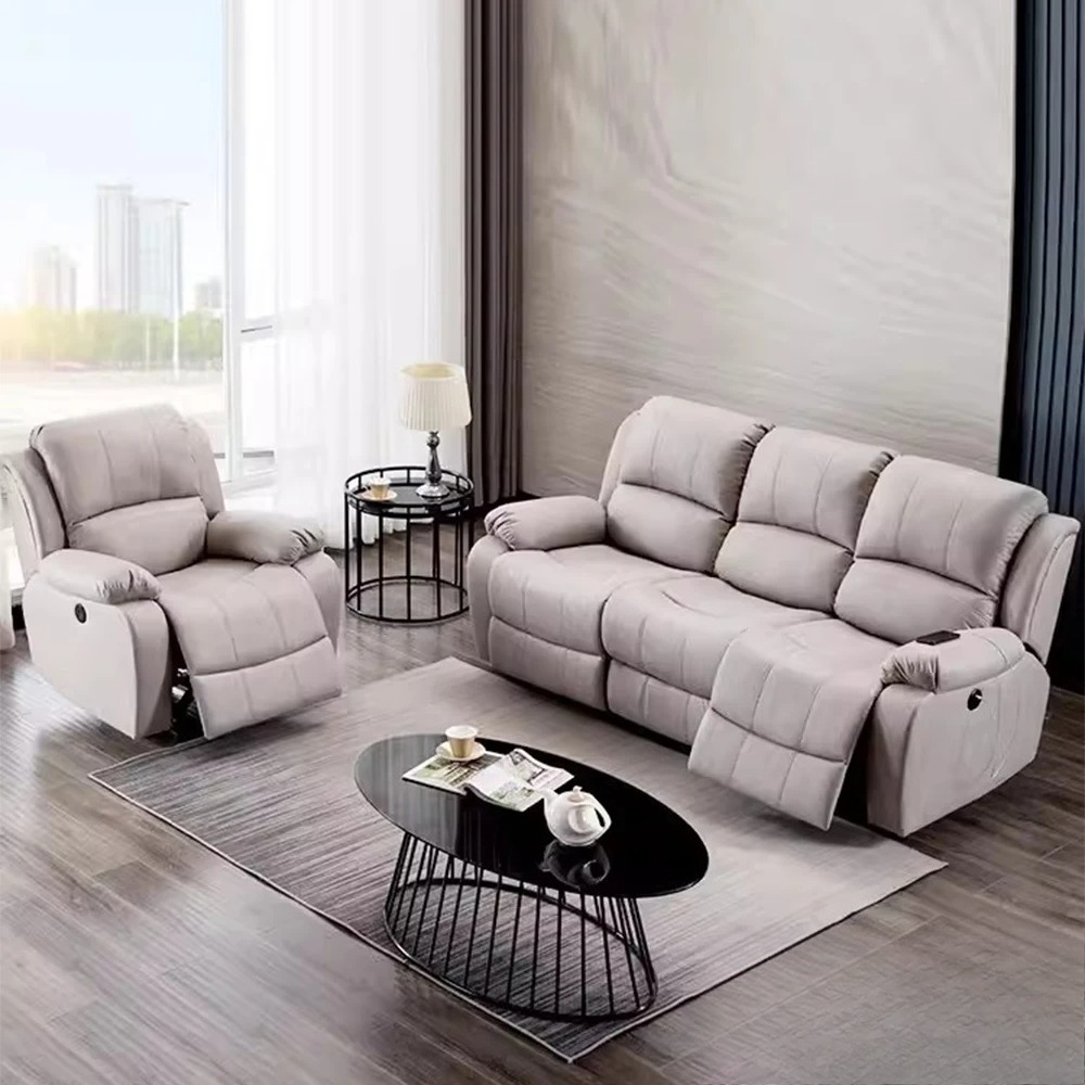 xx-Genuine Leather Manual Elec - Home Cinema Couch review and price