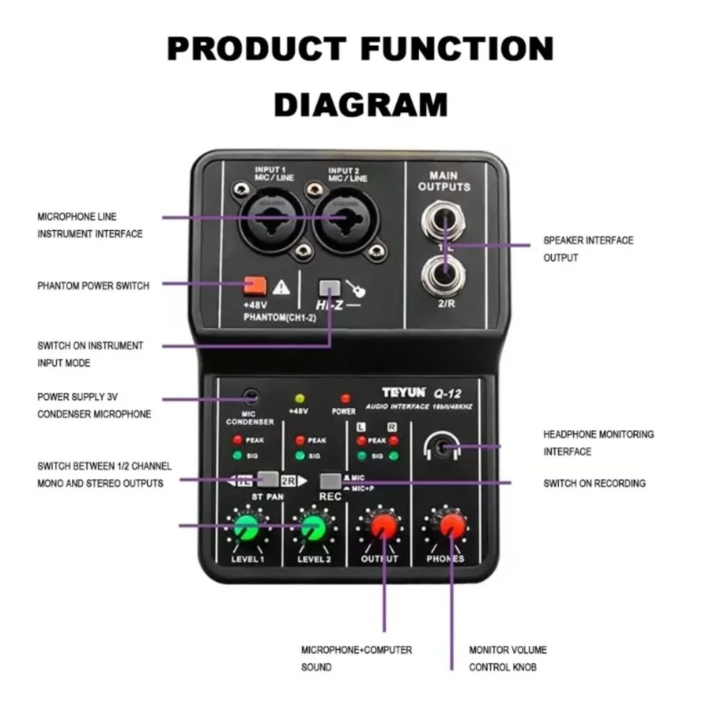 2 Channels Professional Audio  - Home Cinema Audio System review and price