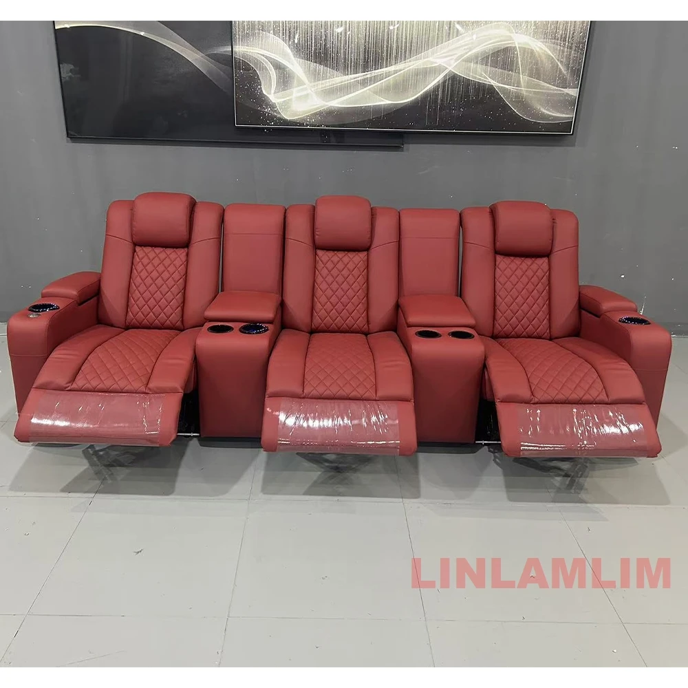 Linlamlim Luxury 3-Seat Reclin - Home Cinema Couch review and price