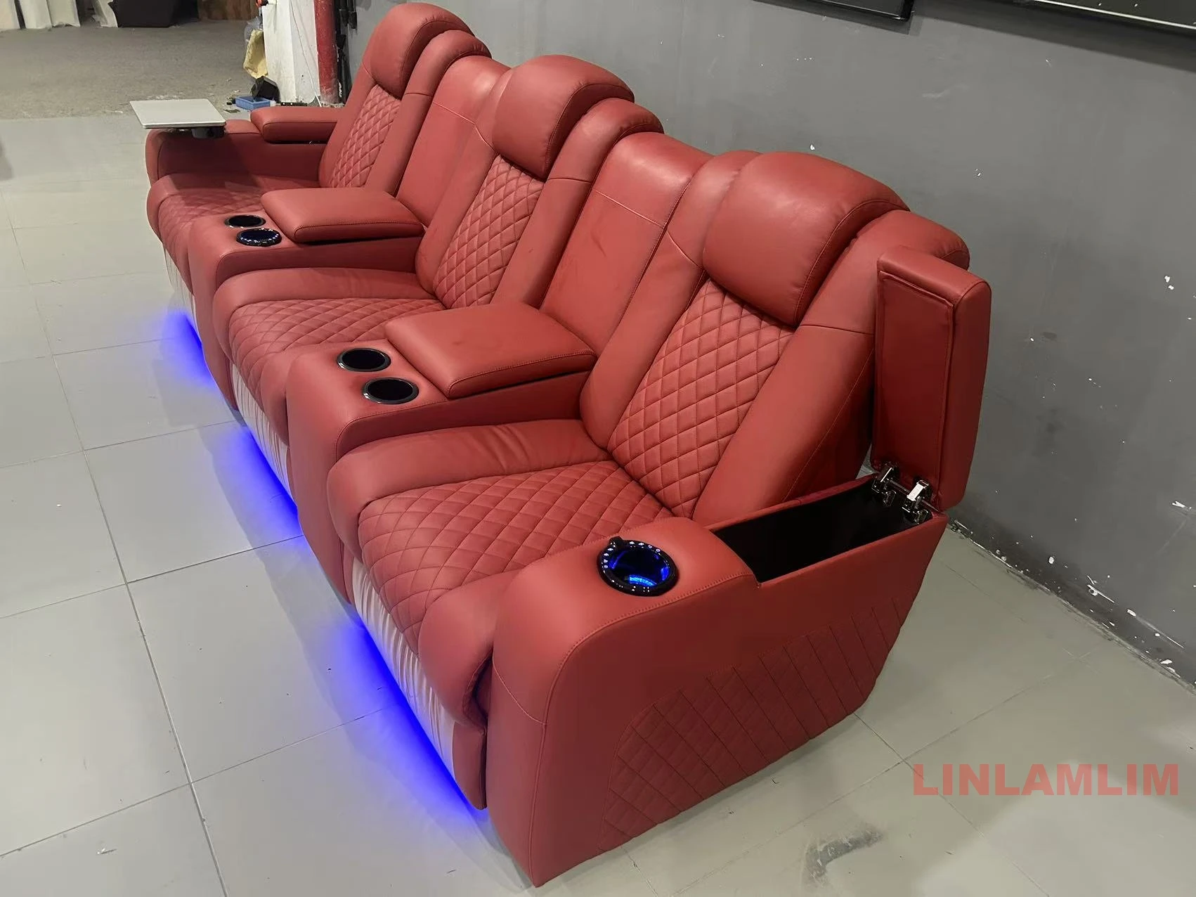 Linlamlim Luxury 3-Seat Reclin - Home Cinema Couch review and price