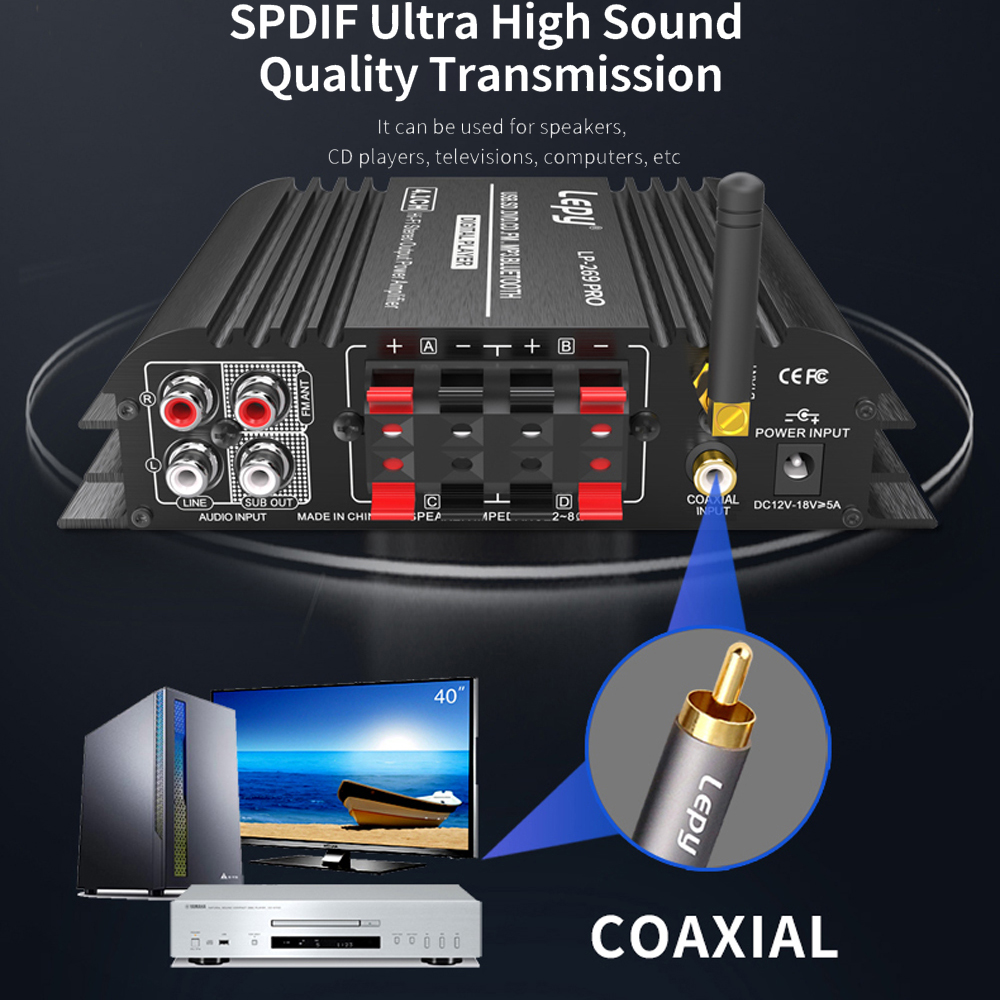 LEPY LP-269PRO 4.1 Channel Amp - Home Cinema Audio System review and price
