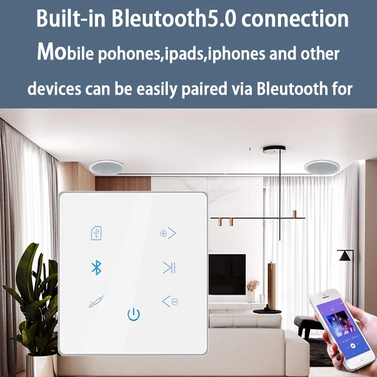 Bluetooth Wall Amplifier Home  - Home Cinema Audio System review and price