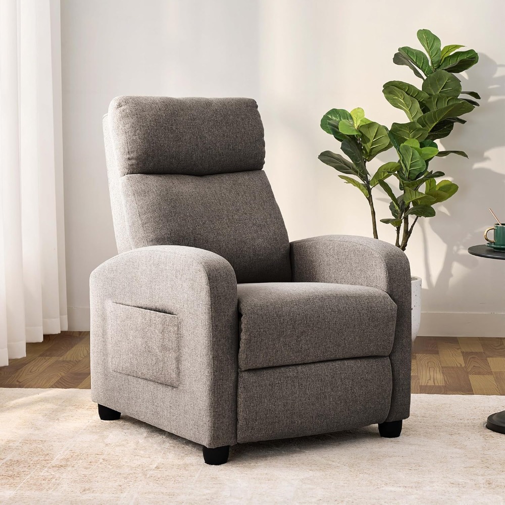 Modern Manual Push Back Reclin - Home Cinema Couch review and price