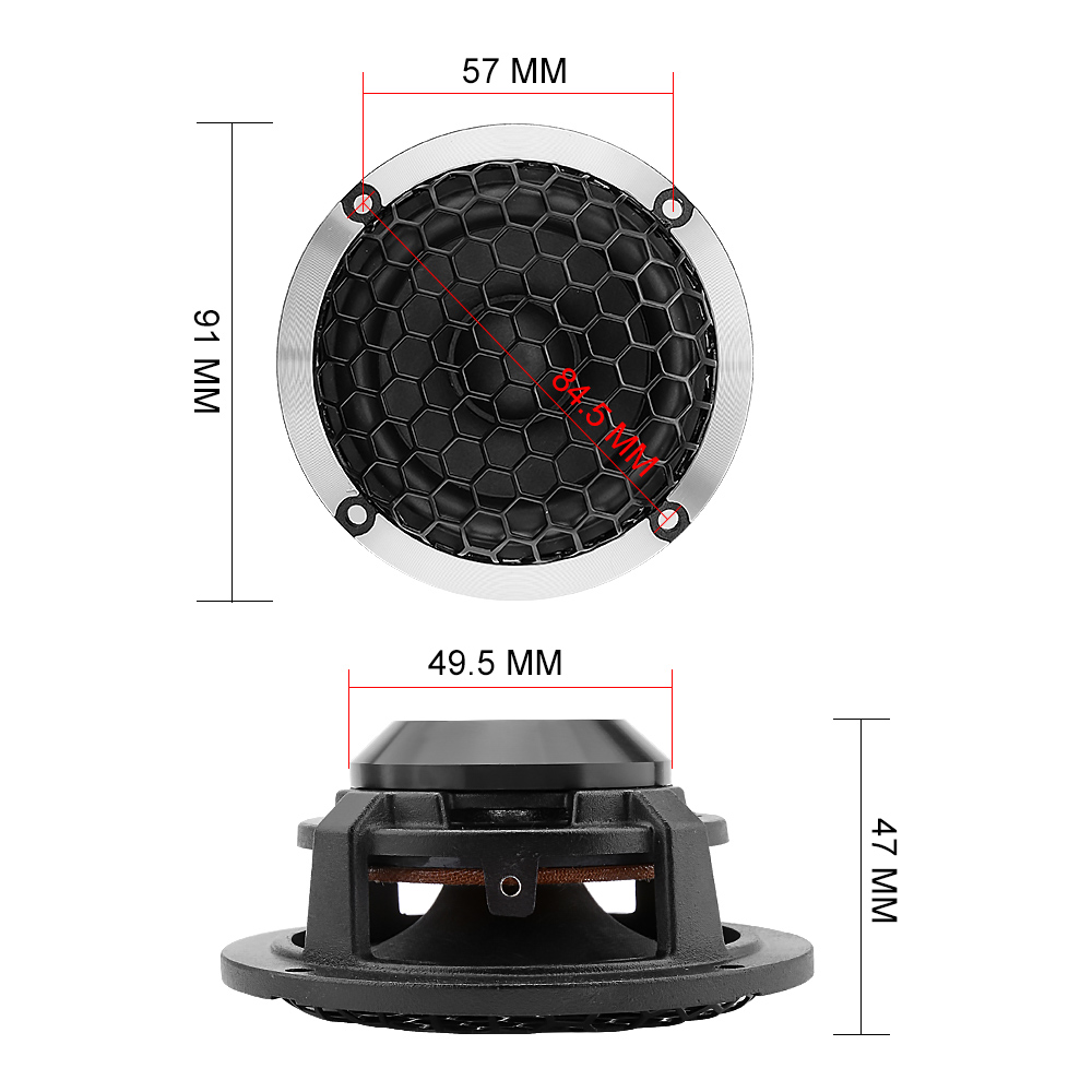 AIYIMA 2Pcs 3 Inch 4 Ohm 15W M - Home Cinema Audio System review and price