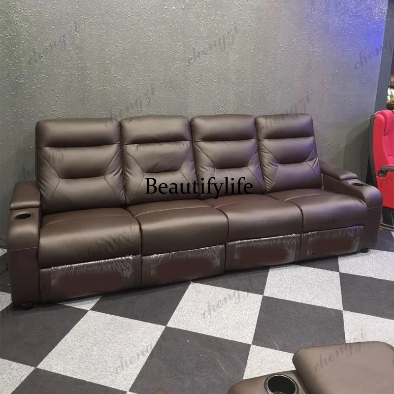 Leather Sofa set With POWER RE - Home Cinema Couch review and price